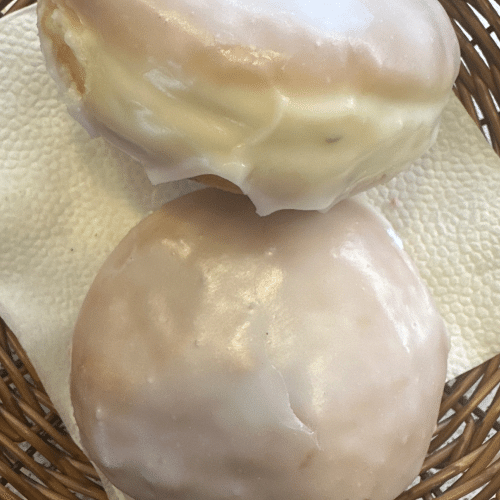 Pfannkuchen glasiert Vierfrucht