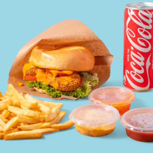 Bress Falafelburger Menü (vegetarisch)