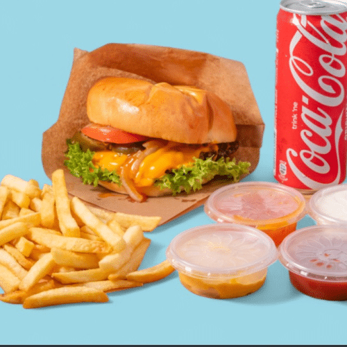 Chili-Cheeseburger Menü