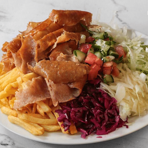 Drehspieß Döner Teller