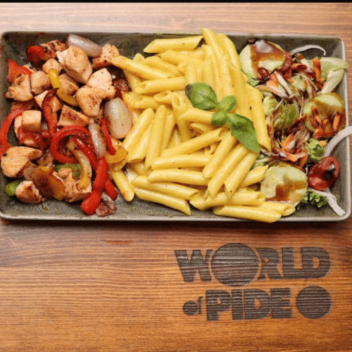 Chicken Teller mit Barbecuesauce
