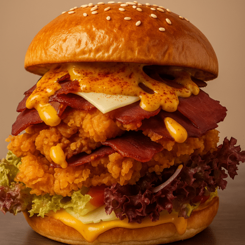 Baraka Fried Burger Spezial Double