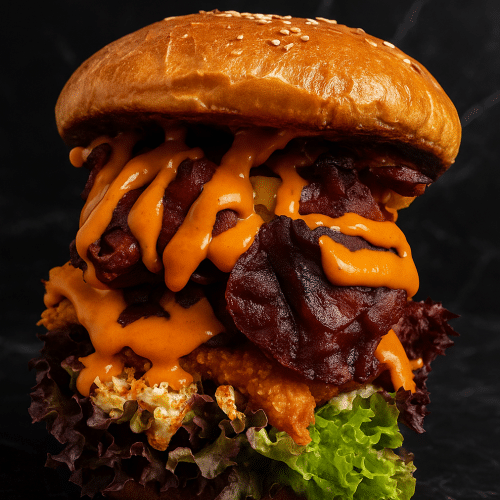 Baraka Fried Burger Spezial Triple