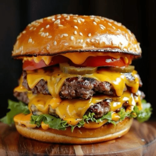 Cheese Burger Double