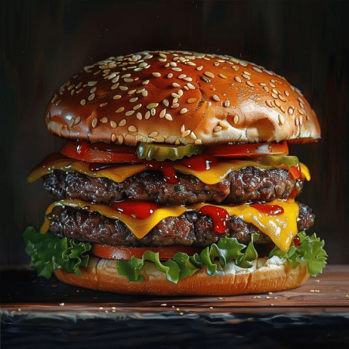 Chilli Burger Double