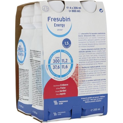 Fresubin energy DRINK Erdbeere Trinkflasche