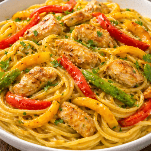 Pasta Curry (pikant)