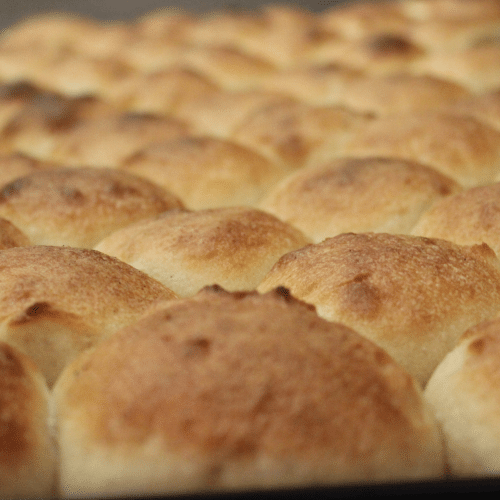 Pizzabrötchen mit Knoblauchsauce