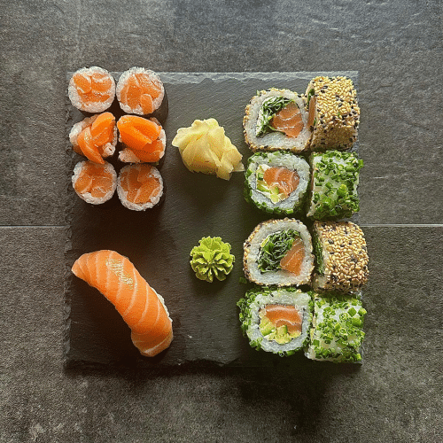 Green Sake Menü (15 Stück)