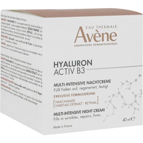 AVENE Hyaluron Activ B3 Multi-Intensive Nachtcreme 40 Milliliter