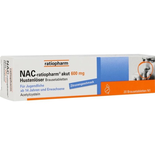 NAC-ratiopharm akut 600mg Hustenlöser 20 Stück