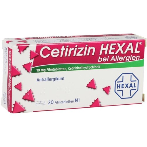 Cetirizin Hexal bei Allergien 20 Stück