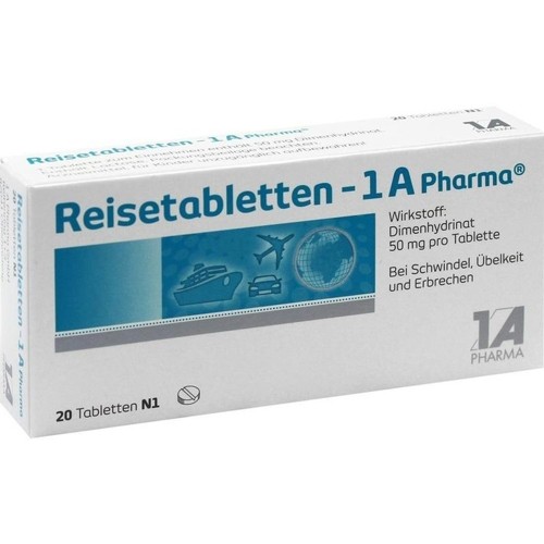 Reisetabletten-1 A Pharma 20 Stück