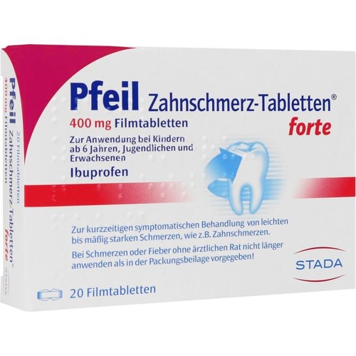 Pfeil Zahnschmerz-Tabletten forte 20 Stück