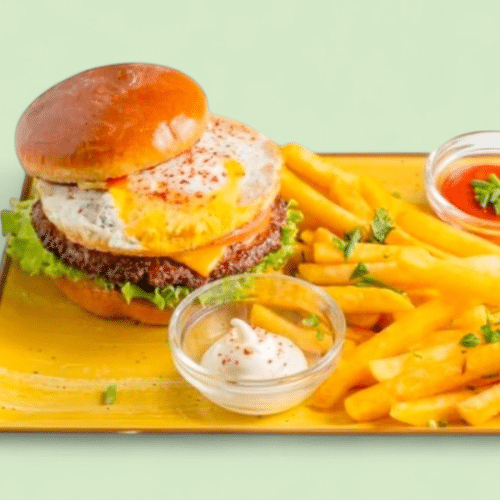 Vegetarischer Farmers Burger