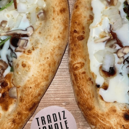 Pizza Odenwälder Kochkäs Vegetarisch