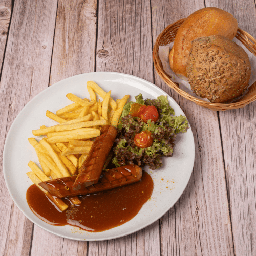 Hähnchen mit Currysauce