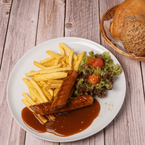 Hähnchen-Currywurst