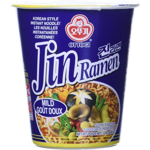 Ottogi Jin Ramen Mild Instant Nudeln 65g