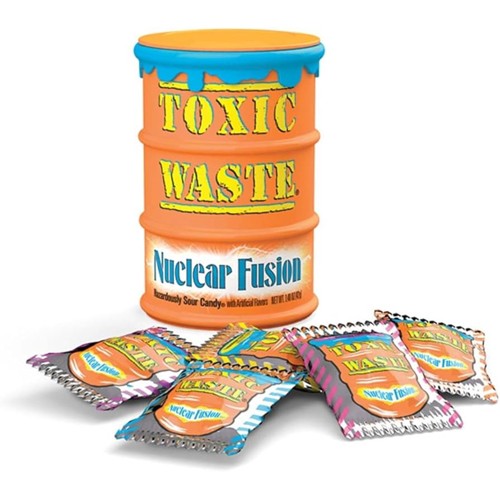 Toxic Waste Nuclear Fusion Sour Candy Drum 42g