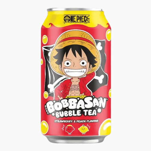 Bobba San Bubble Tea One Piece Strawberry & Peach Flavour