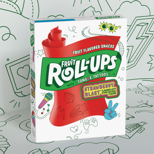 Fruit Roll-Ups Strawberry Blast 10 Stück