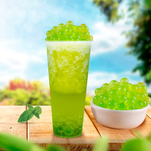 Grüne Apfel Bobba Topping