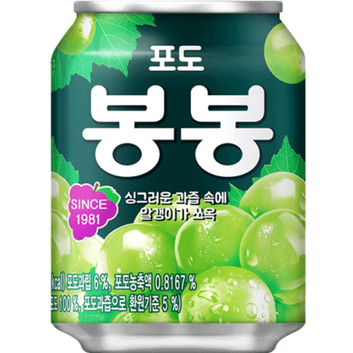 Haitai Korean Traubensaft Bon Bon mit Fruchtfleisch