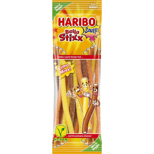 Haribo Balla Stixx Limo Mixx sauer veggie 175g