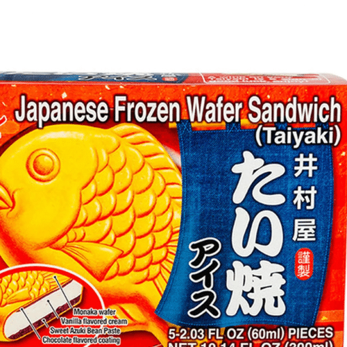 Imuraya Vanilla Eis Fischform Rote Bohnen Japan