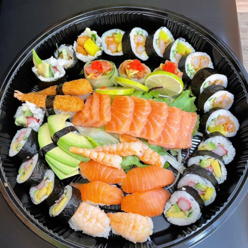 King Sushi Tempura Lachs