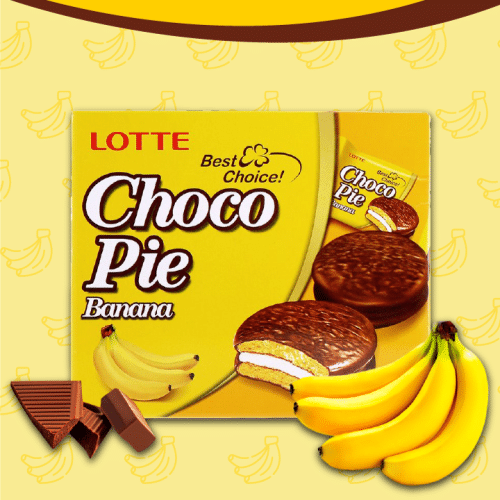 Lotte Choco Pie Banana 12 Stück