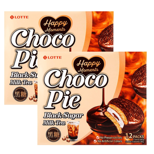 Lotte Choco Pie Brauner Zucker 12 Stück