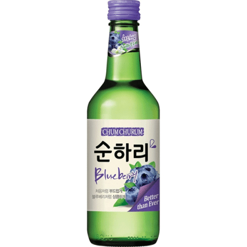 Lotte Soju Blaubeere