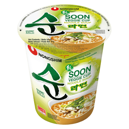 Nongshim Soon Veggie Cup vegetarisch
