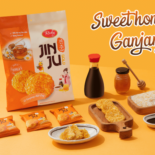 Richy Jin Ju Gold Rice Cracker Korea