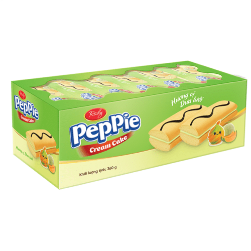 Richy Peppie Cream Cake Melon Flavour ( 14 Stück)