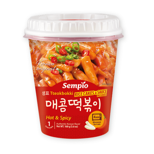 Sempio Tteokbokki Rice Cakes Hot & Spicy