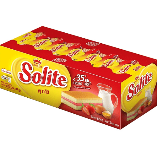 Solite Soft Cake Strawberry Flavour (12 Stück)