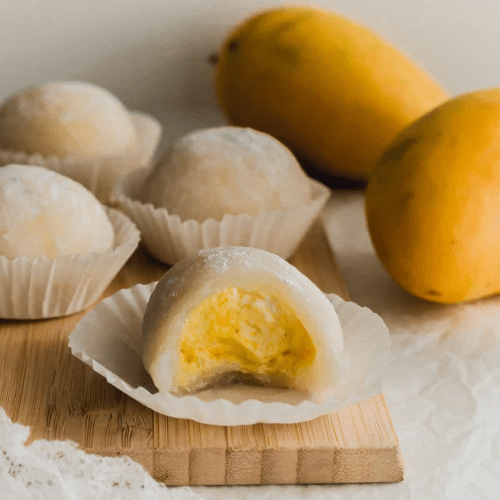 Soy Milk Cream Daifuku Mochi Mango