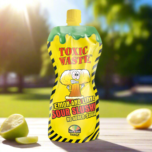 Toxic Waste Lemon and Lime Sour Slushy