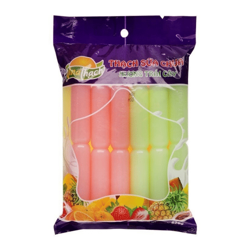 Vina Thach Fruit Flavour Yoghurt Jelly (12 Sticks)