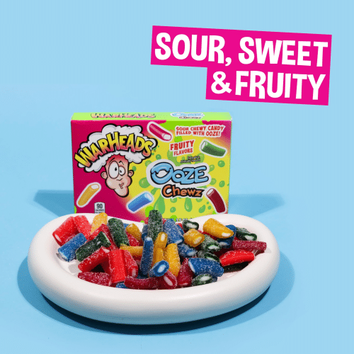 Warheads Ooze Chewz Fruity Flavors