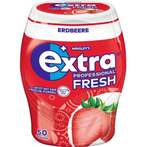Wrigleys Kaugummi Extra Professional Fresh Erdbeere 50er 70g