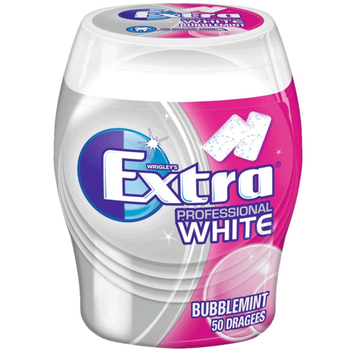Wrigleys Kaugummi EXTRA Professional White Bubblemint 70g