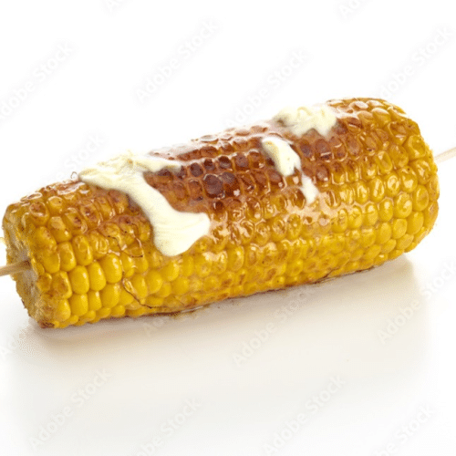 Maiskolben mit Cheesesauce