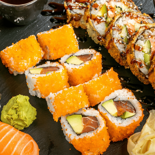 Inside Out Roll Sake Avocado