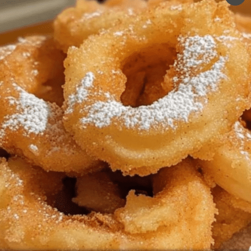 frittiertes apfelringe (4 Stück)