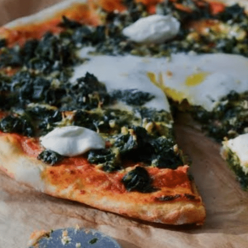 Pizza Spinat
