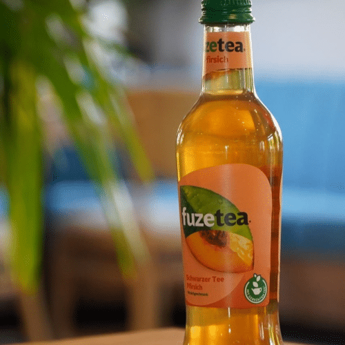 Fuze Tea Schwarzer Tee Pfirsich 0,3l (MEHRWEG)